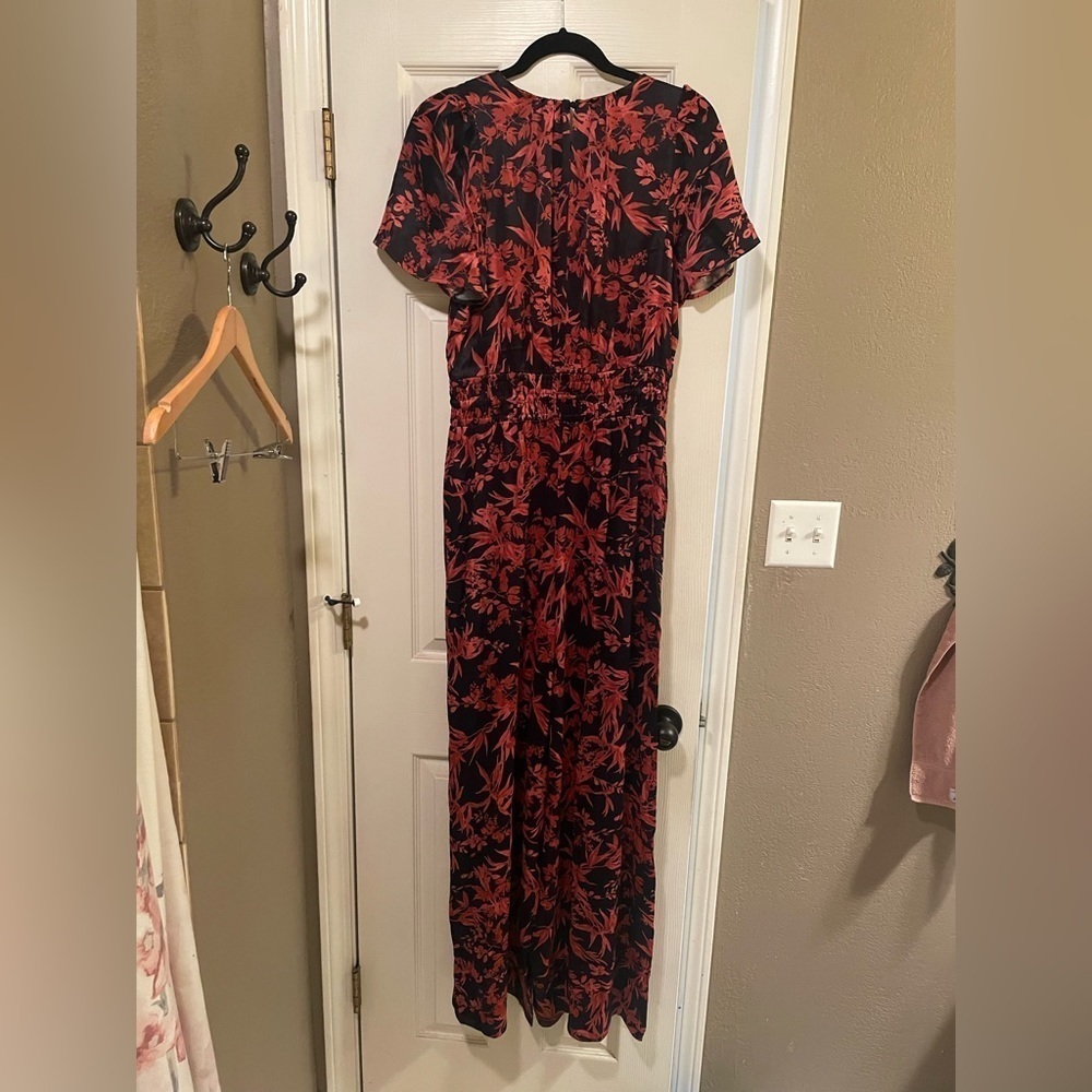 Anthropologie The Somerset Jumpsuit Color: BLACK MOTIF Size Medium NWT - Picture 5 of 6